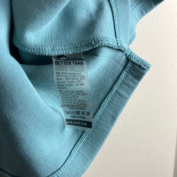 Alphalete Teal ELMTS Short Sleeve Crop Top Size L - Picture 5 of 5